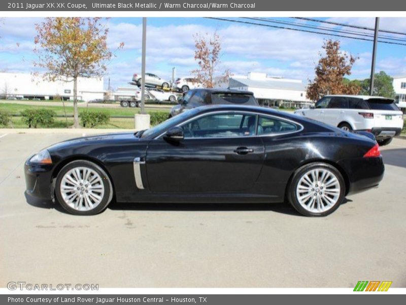 Ultimate Black Metallic / Warm Charcoal/Warm Charcoal 2011 Jaguar XK XK Coupe