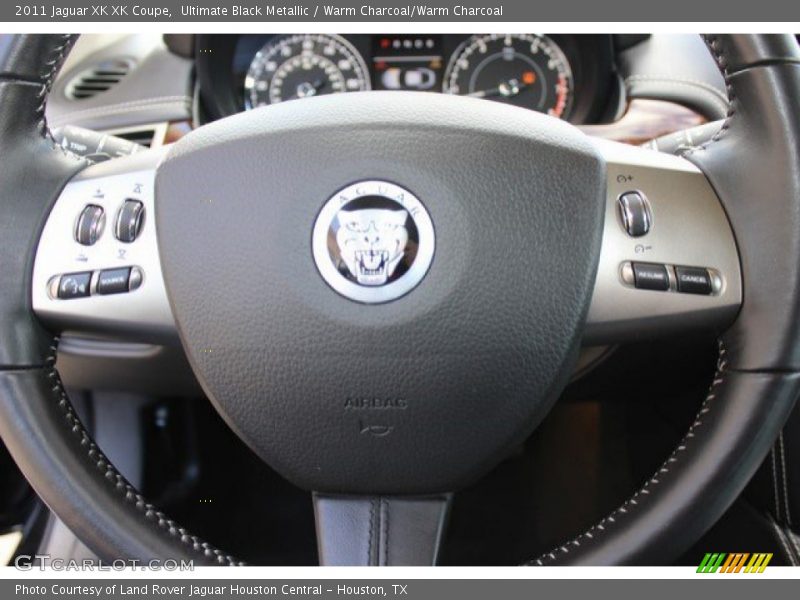 Ultimate Black Metallic / Warm Charcoal/Warm Charcoal 2011 Jaguar XK XK Coupe