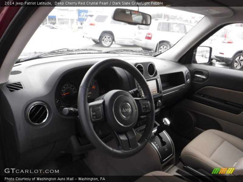 Deep Cherry Red Crystal Pearl / Dark Slate Gray/Light Pebble 2014 Jeep Patriot Latitude