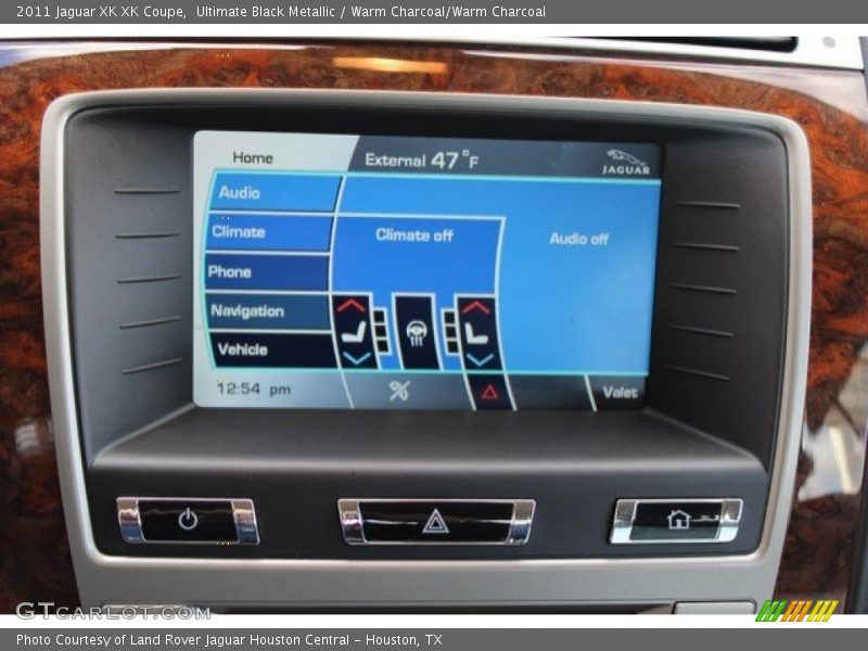 Ultimate Black Metallic / Warm Charcoal/Warm Charcoal 2011 Jaguar XK XK Coupe