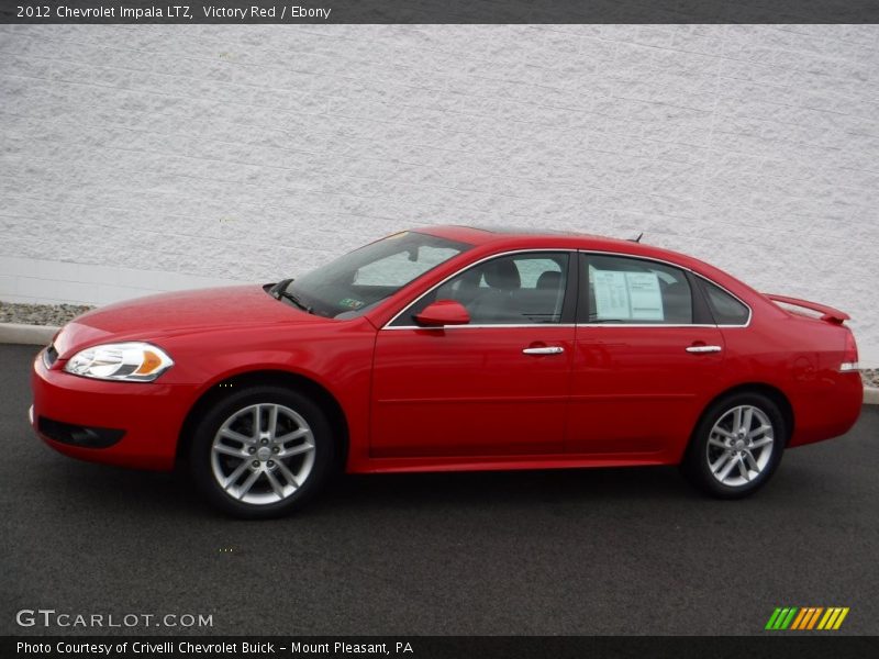 Victory Red / Ebony 2012 Chevrolet Impala LTZ