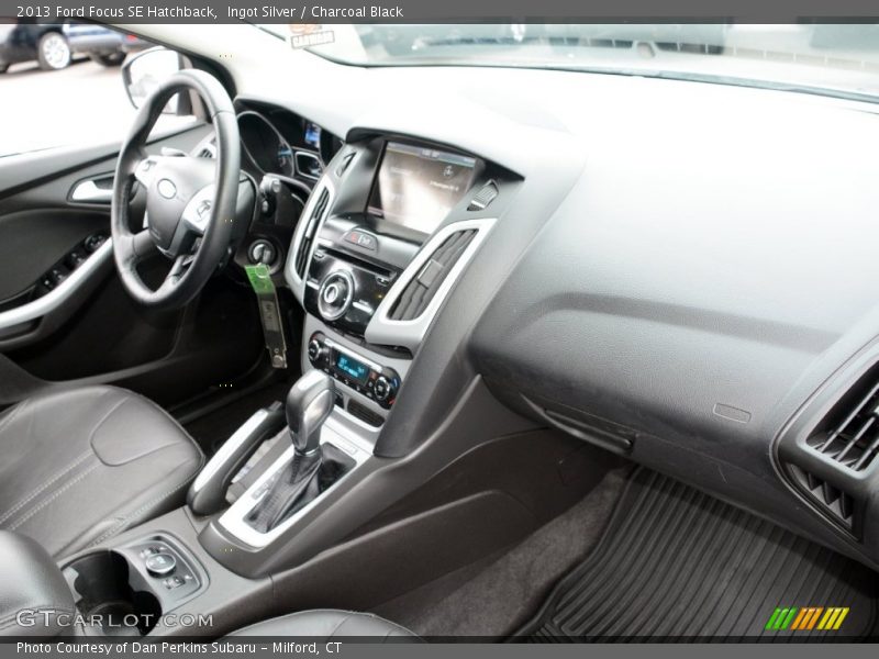 Ingot Silver / Charcoal Black 2013 Ford Focus SE Hatchback