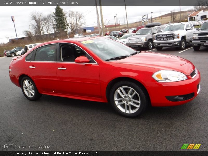 Victory Red / Ebony 2012 Chevrolet Impala LTZ