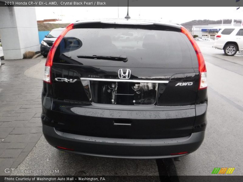 Crystal Black Pearl / Black 2013 Honda CR-V EX-L AWD