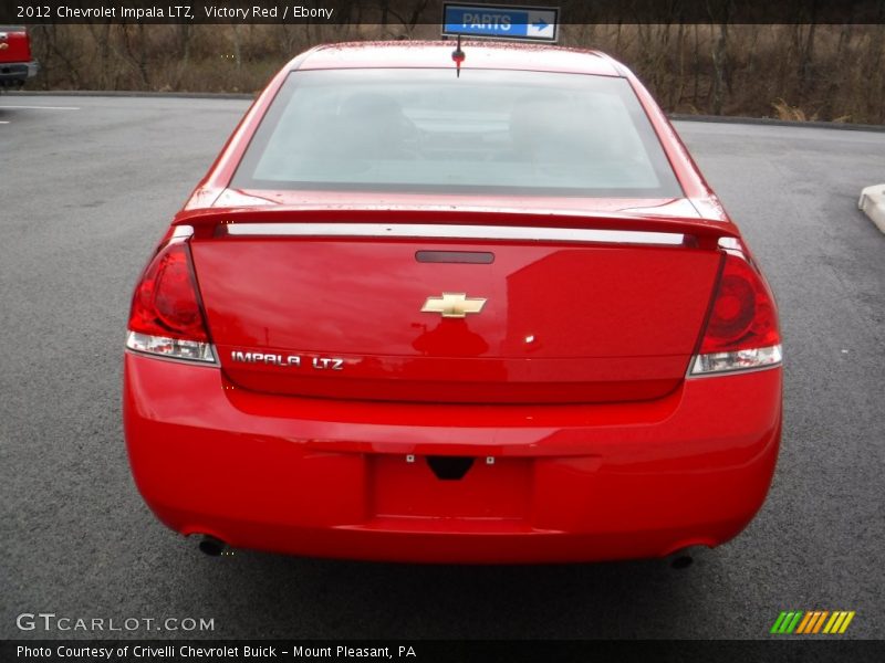 Victory Red / Ebony 2012 Chevrolet Impala LTZ