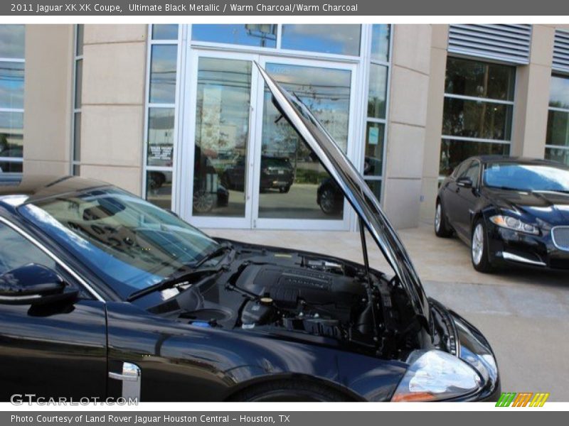 Ultimate Black Metallic / Warm Charcoal/Warm Charcoal 2011 Jaguar XK XK Coupe