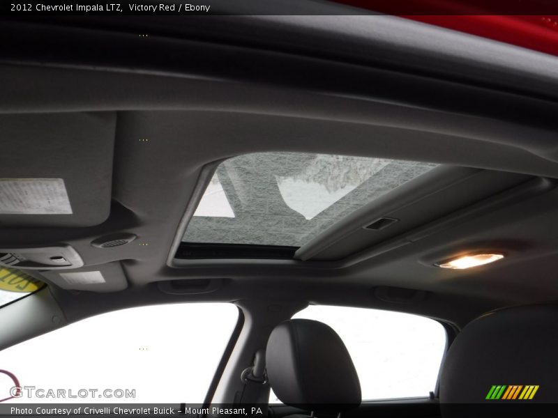 Victory Red / Ebony 2012 Chevrolet Impala LTZ