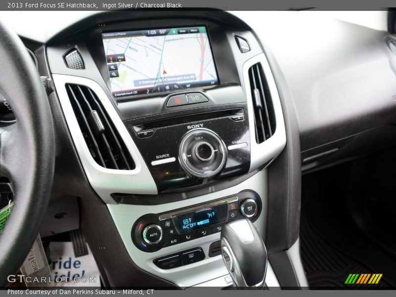 Ingot Silver / Charcoal Black 2013 Ford Focus SE Hatchback