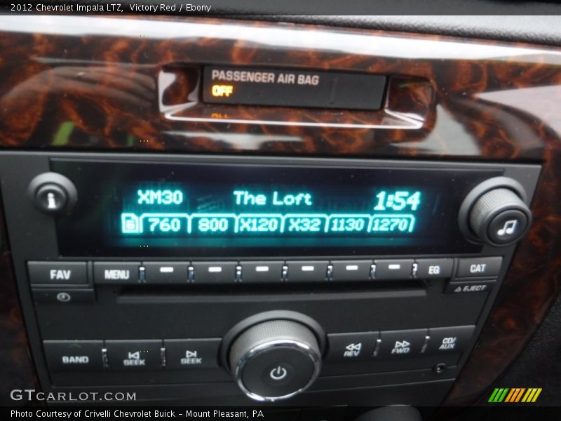 Victory Red / Ebony 2012 Chevrolet Impala LTZ