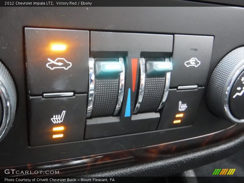 Victory Red / Ebony 2012 Chevrolet Impala LTZ
