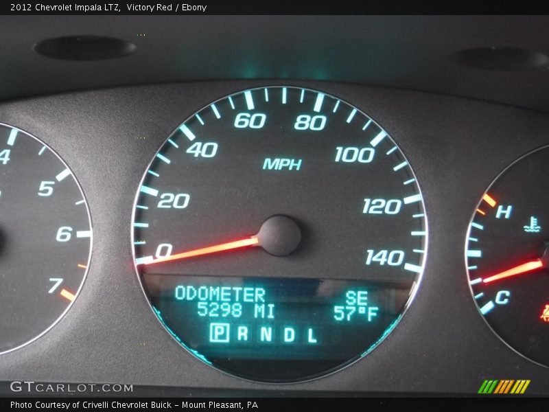 Victory Red / Ebony 2012 Chevrolet Impala LTZ
