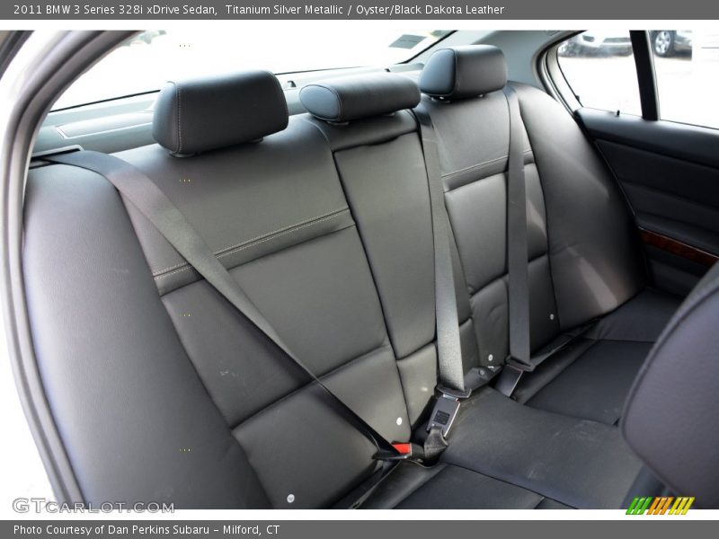 Titanium Silver Metallic / Oyster/Black Dakota Leather 2011 BMW 3 Series 328i xDrive Sedan