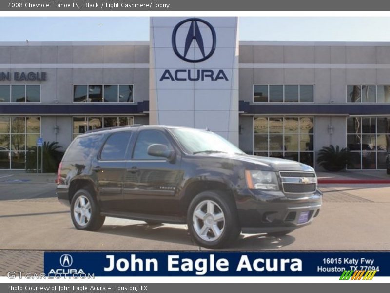 Black / Light Cashmere/Ebony 2008 Chevrolet Tahoe LS
