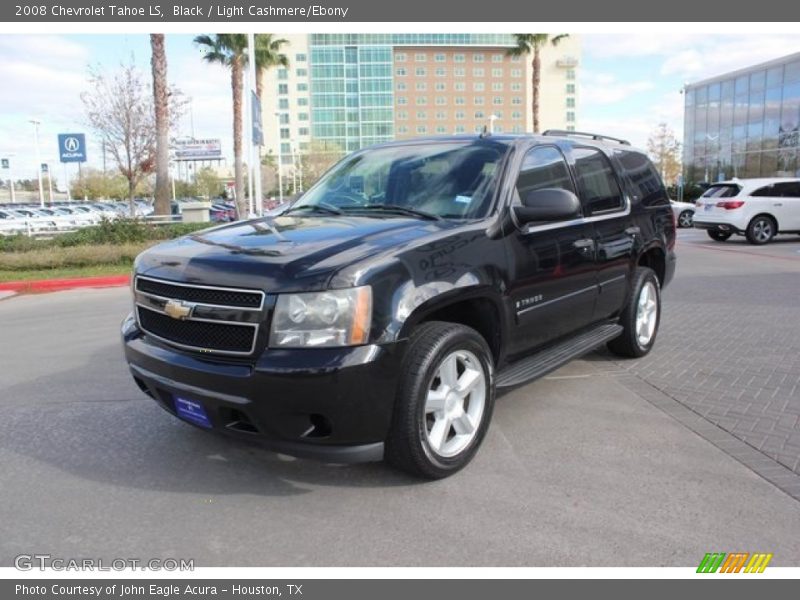 Black / Light Cashmere/Ebony 2008 Chevrolet Tahoe LS