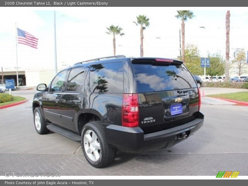 Black / Light Cashmere/Ebony 2008 Chevrolet Tahoe LS