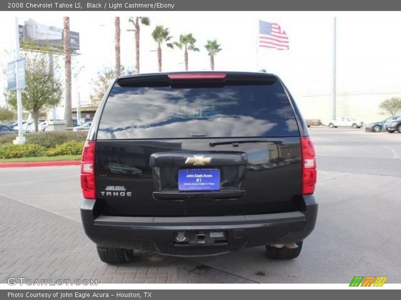 Black / Light Cashmere/Ebony 2008 Chevrolet Tahoe LS