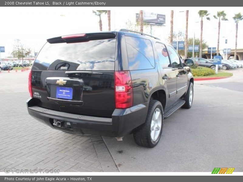 Black / Light Cashmere/Ebony 2008 Chevrolet Tahoe LS