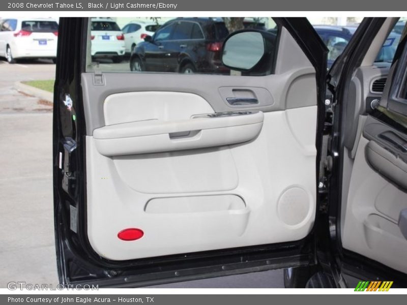 Black / Light Cashmere/Ebony 2008 Chevrolet Tahoe LS