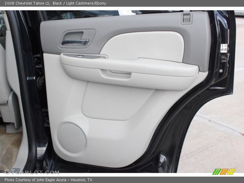 Black / Light Cashmere/Ebony 2008 Chevrolet Tahoe LS