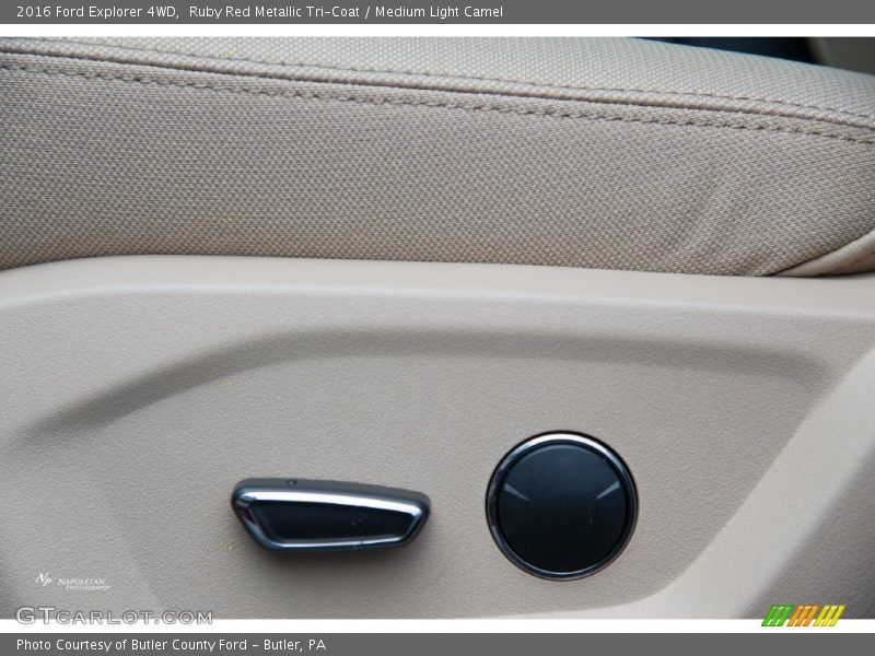 Ruby Red Metallic Tri-Coat / Medium Light Camel 2016 Ford Explorer 4WD