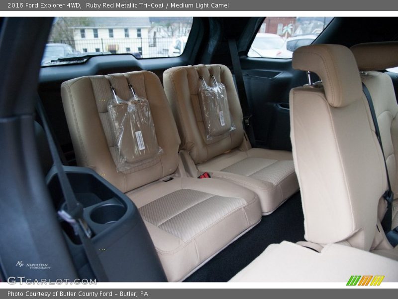 Ruby Red Metallic Tri-Coat / Medium Light Camel 2016 Ford Explorer 4WD