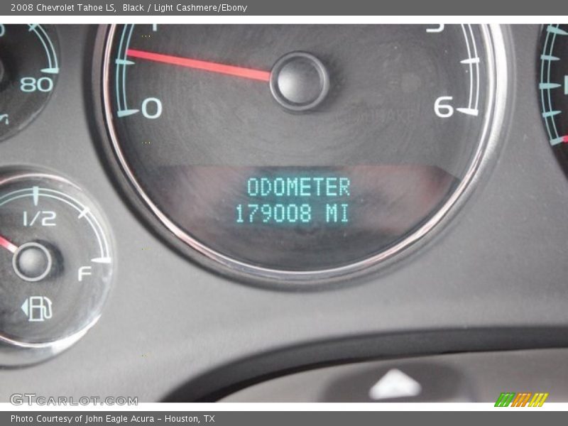 Black / Light Cashmere/Ebony 2008 Chevrolet Tahoe LS