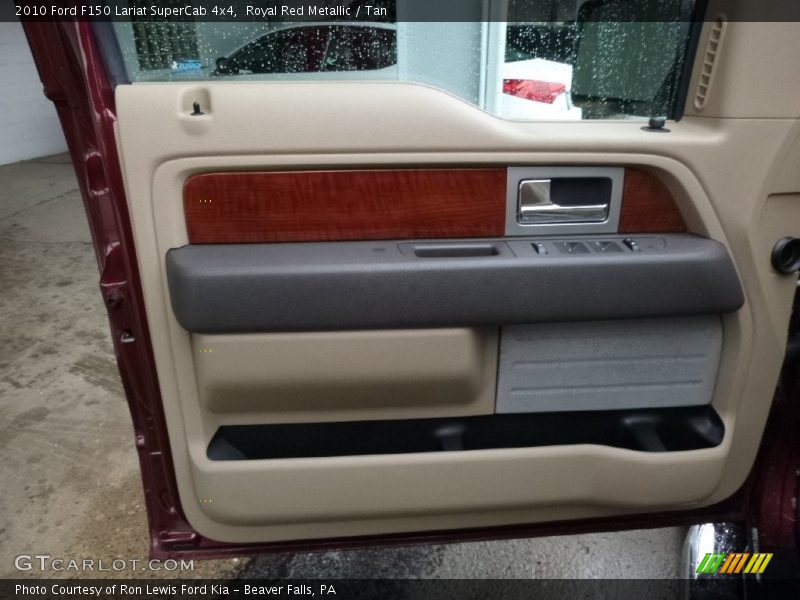 Royal Red Metallic / Tan 2010 Ford F150 Lariat SuperCab 4x4