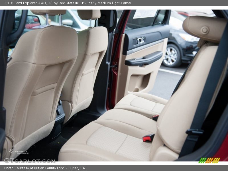 Ruby Red Metallic Tri-Coat / Medium Light Camel 2016 Ford Explorer 4WD