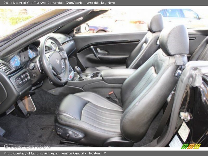 Nero (Black) / Nero 2011 Maserati GranTurismo Convertible GranCabrio