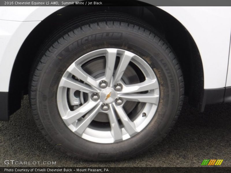 Summit White / Jet Black 2016 Chevrolet Equinox LS AWD