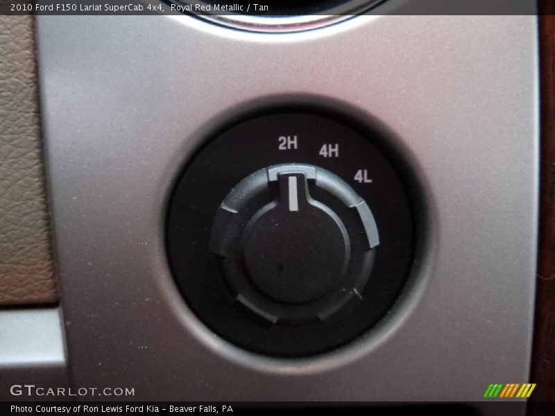 Royal Red Metallic / Tan 2010 Ford F150 Lariat SuperCab 4x4