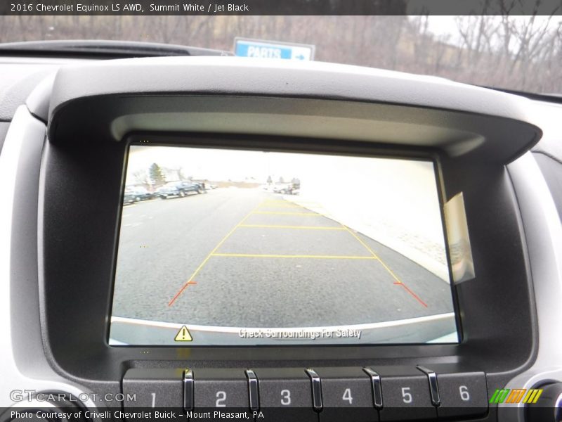 Summit White / Jet Black 2016 Chevrolet Equinox LS AWD