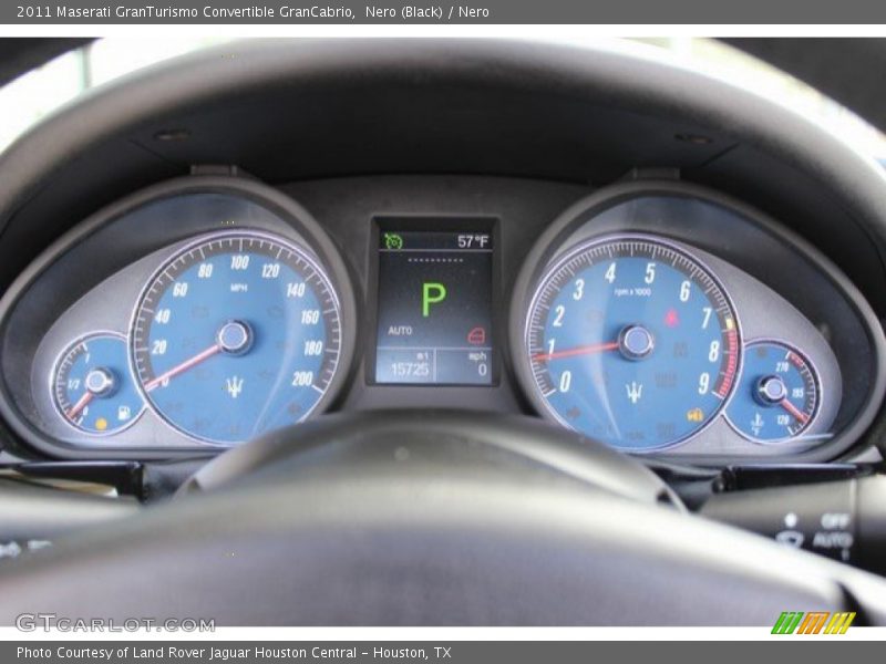Nero (Black) / Nero 2011 Maserati GranTurismo Convertible GranCabrio