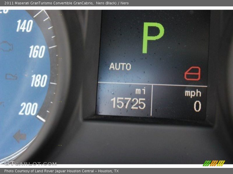 Nero (Black) / Nero 2011 Maserati GranTurismo Convertible GranCabrio