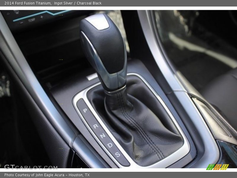 Ingot Silver / Charcoal Black 2014 Ford Fusion Titanium