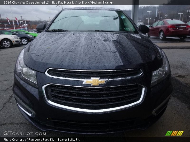 Blue Ray Metallic / Jet Black/Medium Titanium 2016 Chevrolet Cruze Limited LS