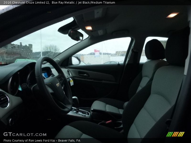 Blue Ray Metallic / Jet Black/Medium Titanium 2016 Chevrolet Cruze Limited LS