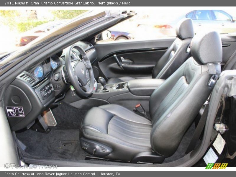Nero (Black) / Nero 2011 Maserati GranTurismo Convertible GranCabrio