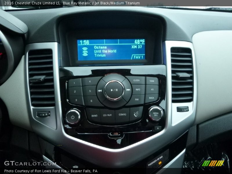 Blue Ray Metallic / Jet Black/Medium Titanium 2016 Chevrolet Cruze Limited LS