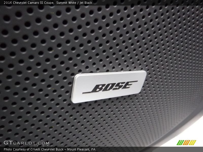 Summit White / Jet Black 2016 Chevrolet Camaro SS Coupe