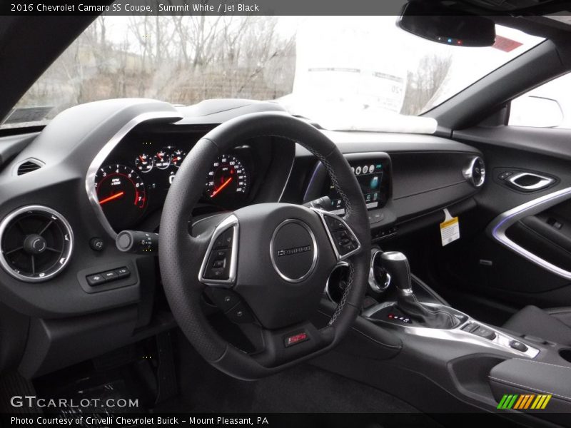 Summit White / Jet Black 2016 Chevrolet Camaro SS Coupe