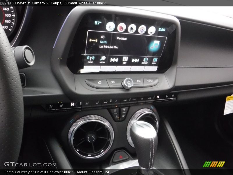 Summit White / Jet Black 2016 Chevrolet Camaro SS Coupe