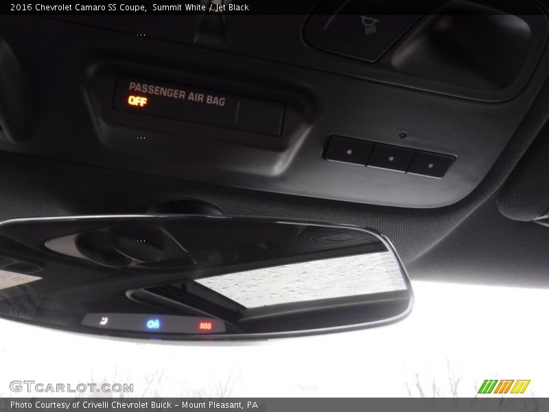 Summit White / Jet Black 2016 Chevrolet Camaro SS Coupe