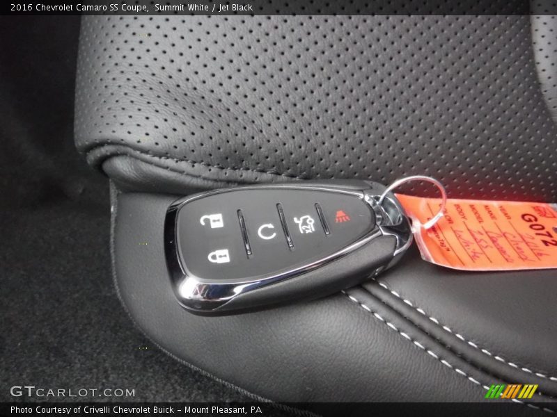 Keys of 2016 Camaro SS Coupe
