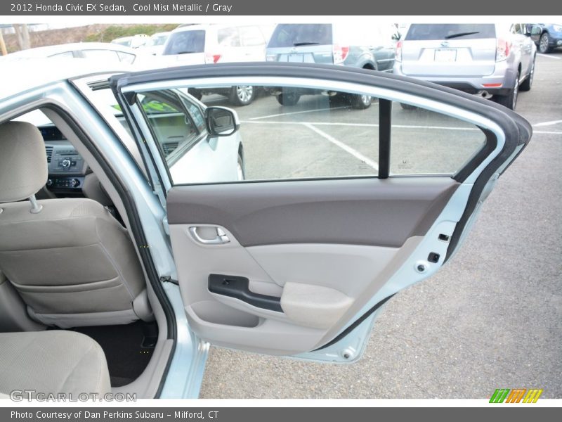 Cool Mist Metallic / Gray 2012 Honda Civic EX Sedan