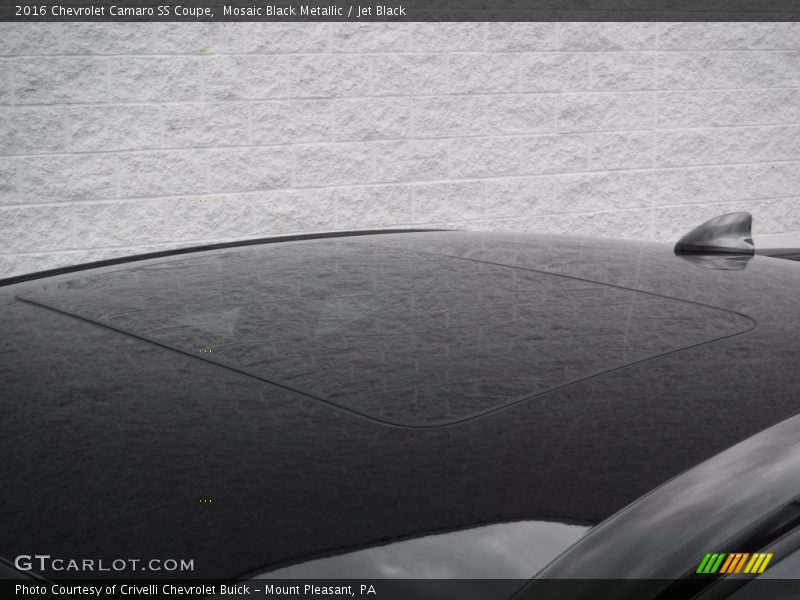 Mosaic Black Metallic / Jet Black 2016 Chevrolet Camaro SS Coupe
