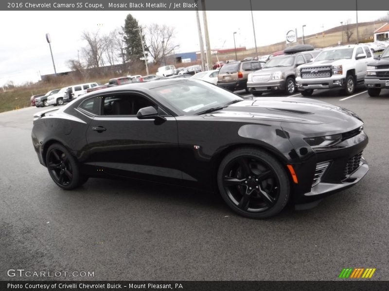 Mosaic Black Metallic / Jet Black 2016 Chevrolet Camaro SS Coupe