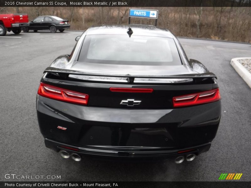 Mosaic Black Metallic / Jet Black 2016 Chevrolet Camaro SS Coupe