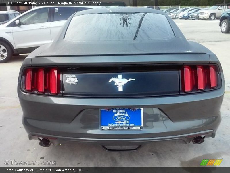 Magnetic Metallic / Ebony 2016 Ford Mustang V6 Coupe