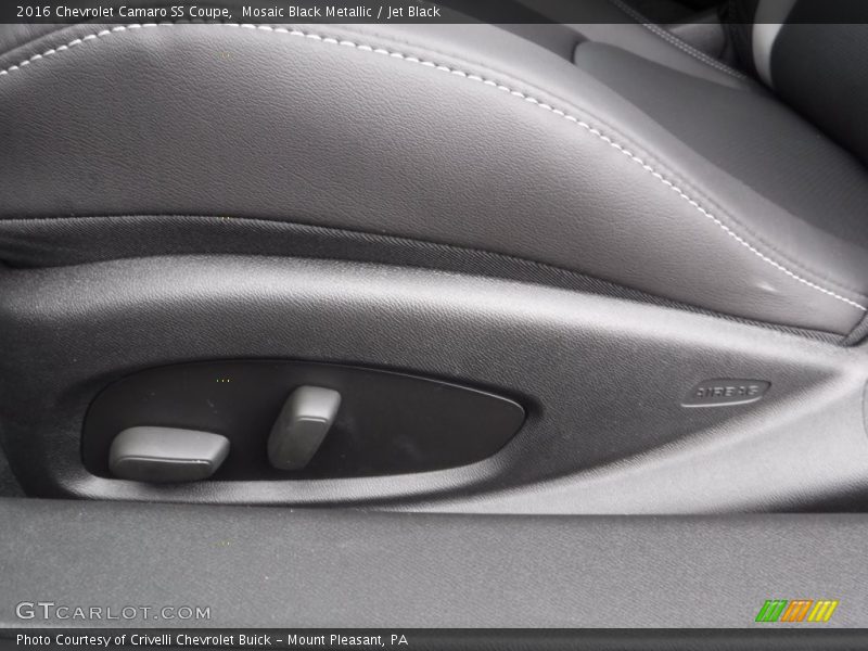 Mosaic Black Metallic / Jet Black 2016 Chevrolet Camaro SS Coupe